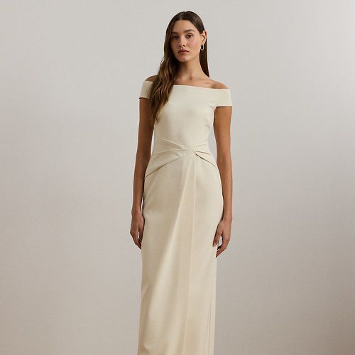 Crepe Off-the-Shoulder Gown - Lauren - Modalova