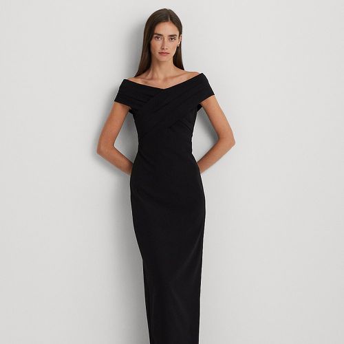 Crepe Off-the-Shoulder Gown - Lauren - Modalova