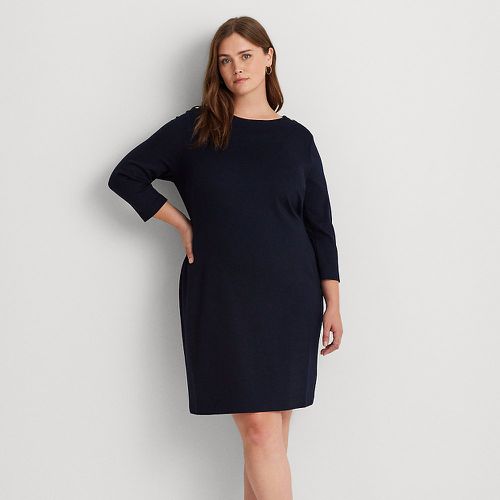 Curve - Ponte Three-Quarter-Sleeve Dress - Lauren Curve - Modalova