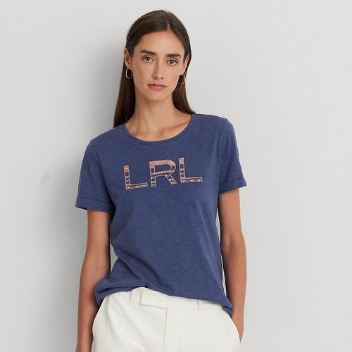 Logo Cotton Jersey T-Shirt - Lauren - Modalova