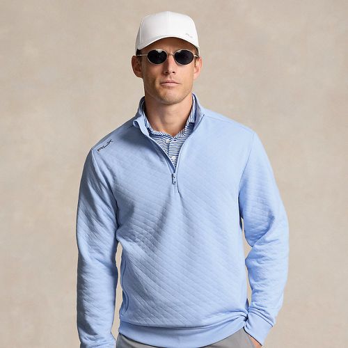 Classic Fit Quilted Double-Knit Pullover - RLX Golf - Modalova