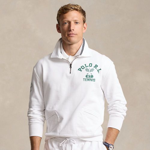 Wimbledon Fleece Collared Sweatshirt - Polo Ralph Lauren - Modalova