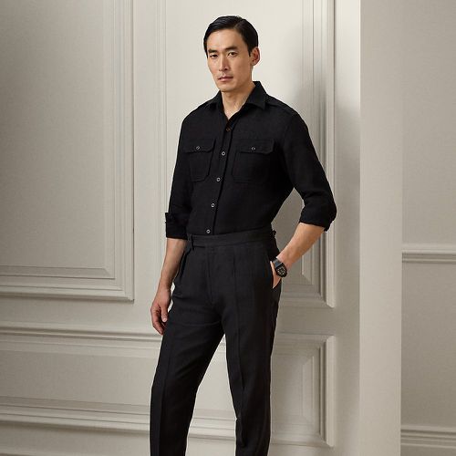 Gregory Hand-Tailored Silk-Linen Trouser - Purple Label - Modalova