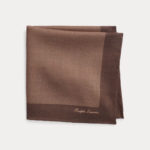 Birdseye Cashmere-Silk Pocket Square - Purple Label - Modalova