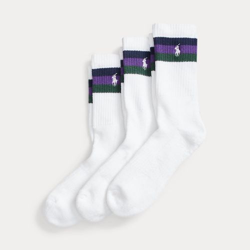 Wimbledon Crew Sock 3-Pack - Polo Ralph Lauren - Modalova