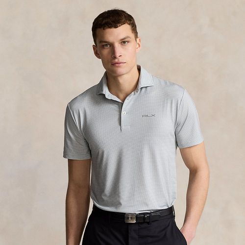 Tailored Fit Houndstooth Polo Shirt - RLX Golf - Modalova