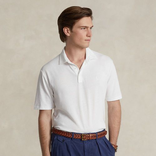 Classic Fit Cotton-Linen Mesh Polo Shirt - Polo Ralph Lauren - Modalova