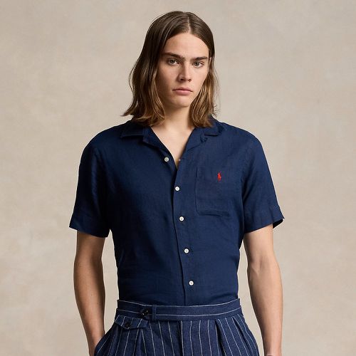 Classic Fit Linen Camp Shirt - Polo Ralph Lauren - Modalova