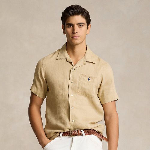 Classic Fit Linen Camp Shirt - Polo Ralph Lauren - Modalova
