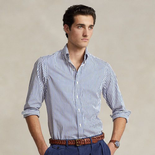 Custom Fit Striped Poplin Shirt - Polo Ralph Lauren - Modalova