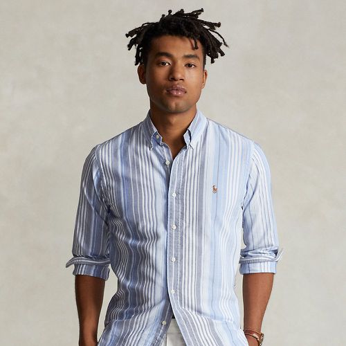 Slim Fit Striped Oxford Shirt - Polo Ralph Lauren - Modalova