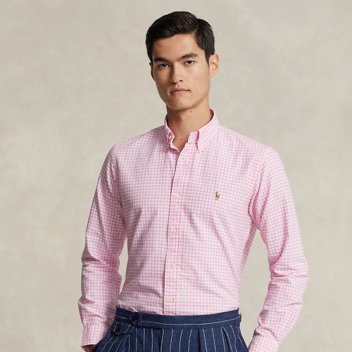 Custom Fit Gingham Oxford Shirt - Polo Ralph Lauren - Modalova