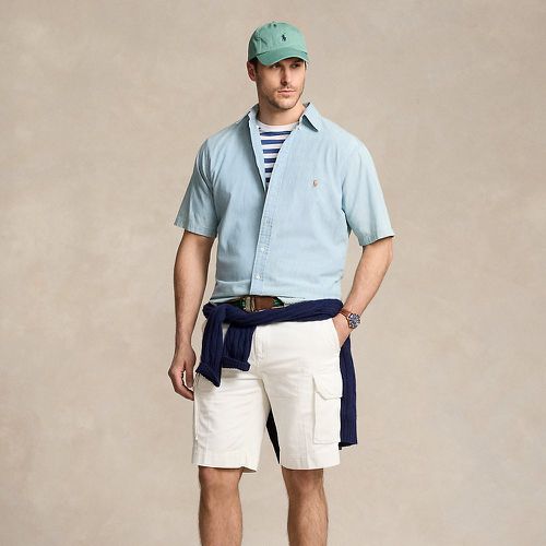 Relaxed Fit Slub Twill Cargo Short - Big & Tall - Modalova