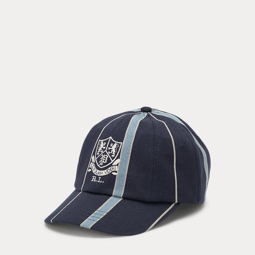 Crest Striped Satin Cricket Cap - Polo Ralph Lauren - Modalova