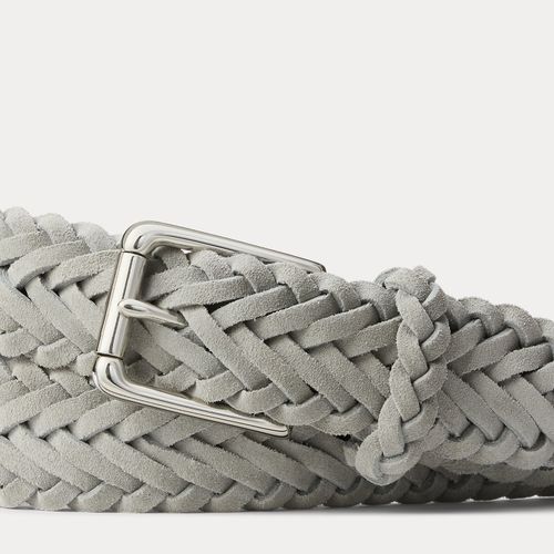 Braided Calf-Suede Belt - Purple Label - Modalova