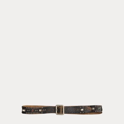 Studded Leather Belt - RRL - Modalova