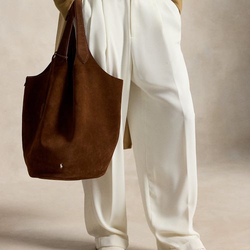 Polo Play Suede Large Tote - Polo Ralph Lauren - Modalova