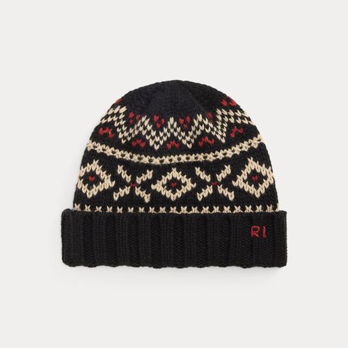 Patterned Wool-Blend Beanie - Polo Ralph Lauren - Modalova