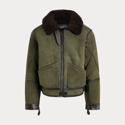 Shearling Flight Jacket - Polo Ralph Lauren - Modalova