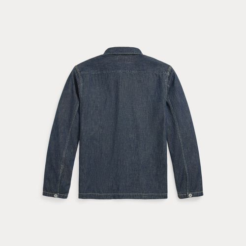 Indigo Denim Overshirt - RRL - Modalova
