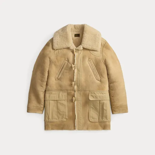 Shearling Toggle Coat - RRL - Modalova