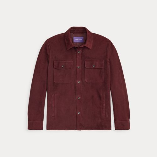 Calloway Suede Shirt Jacket - Purple Label - Modalova