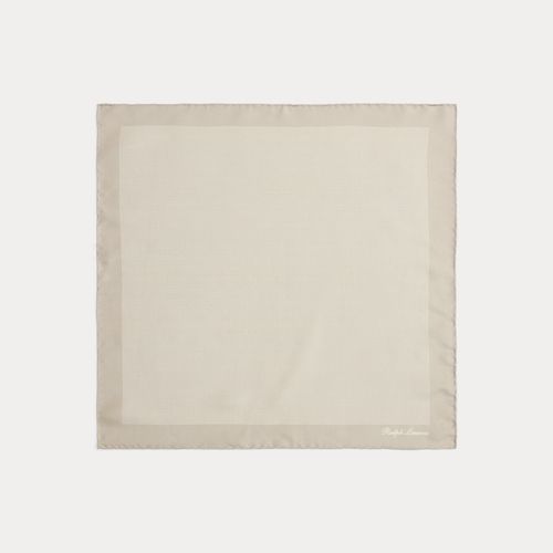 Pin Dot Silk Pocket Square - Purple Label - Modalova