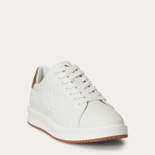Ainsley Python-Embossed-Trim Trainer - Lauren - Modalova
