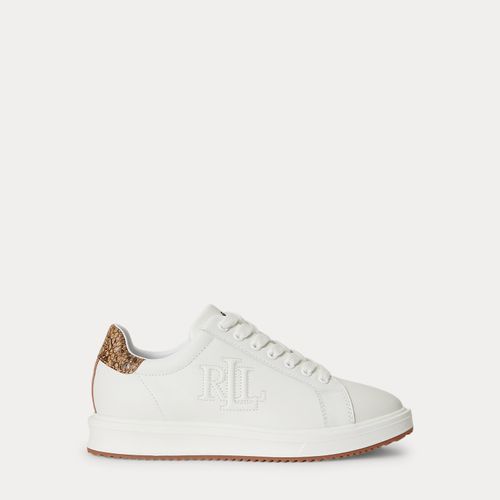 Ainsley Python-Embossed-Trim Trainer - Lauren - Modalova