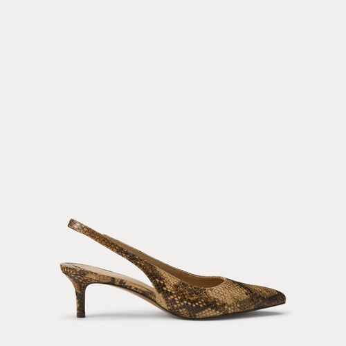 Lolah II Python-Embossed Slingback Pump - Lauren - Modalova