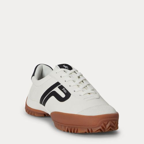 Treaded Leather Low-Top Trainer - Polo Sport - Modalova