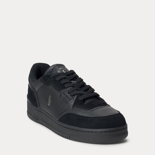 Open Masters Leather-Suede Trainers - Polo Ralph Lauren - Modalova