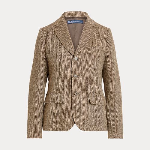 Single-Breasted Herringbone Blazer - Polo Ralph Lauren - Modalova