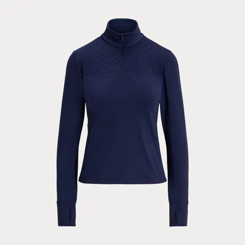 Eyelet-Panel Interlock Quarter-Zip - RLX - Modalova