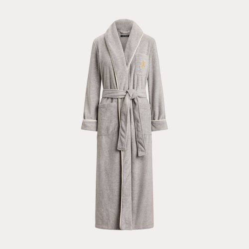 Microfleece Long Shawl-Collar Robe - Lauren - Modalova