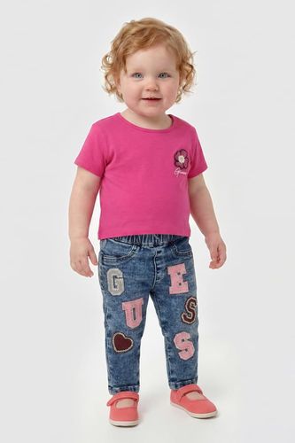 Vaqueros Con Parche De Logo - Guess - Modalova