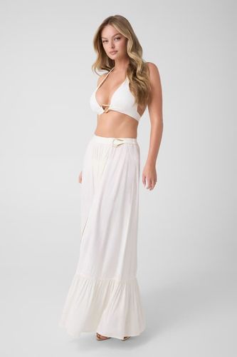 Falda Maxi Envolvente - Guess - Modalova