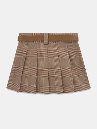 Falda Mini Plisada De Cuadros - Guess - Modalova