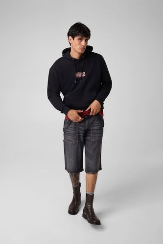 Sudadera Con Capucha Y Logo De Corte Regular - Guess Jeans - Modalova