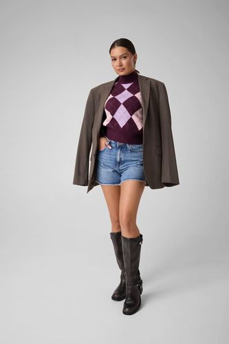 Punto Con Estampado De Rombos - Guess - Modalova