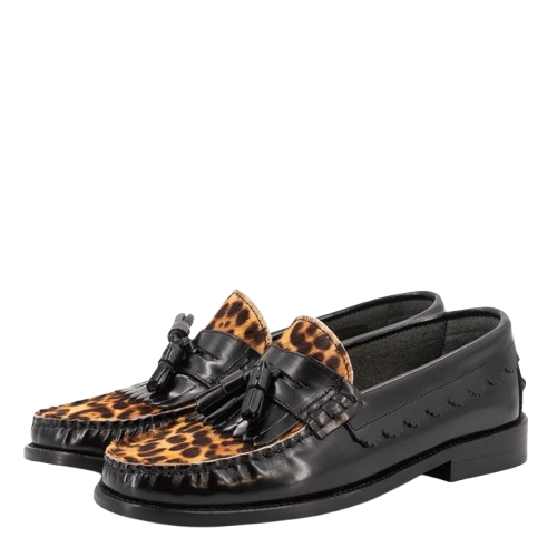 LEOPARD LEATHER LOAFER - Toral - Modalova