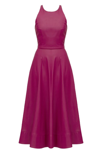 AVALON fuchsia pink faux leather cocktail dress - UNDRESS - Modalova