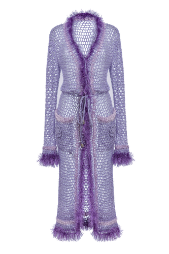 Camila Handmade Knit Cardigan-Dress - ANDREEVA - Modalova