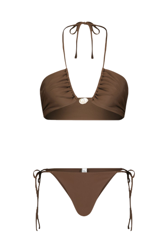 Bahia Bikini with Pearl in - Bottom - Sara Cristina - Modalova