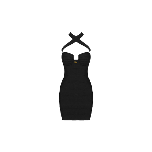 Black iconic mini dress - Daniele Morena - Modalova