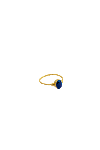 Sapphire Gold Ring - Lora Istanbul - Modalova