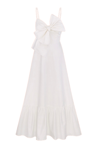 Sundress with a bow - Total White - Modalova