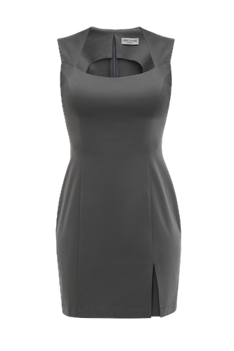 Essential Mini Dress- Poppyseed - HER CIPHER - Modalova