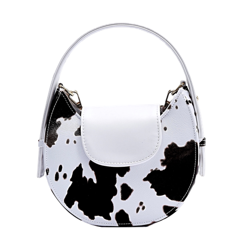 Mow - White x Black - Halfmoon bag - Mini bags - ALIEL - Modalova