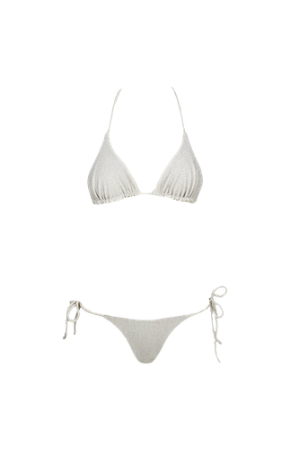 Triangle Bikini in Silver - Top - Sara Cristina - Modalova